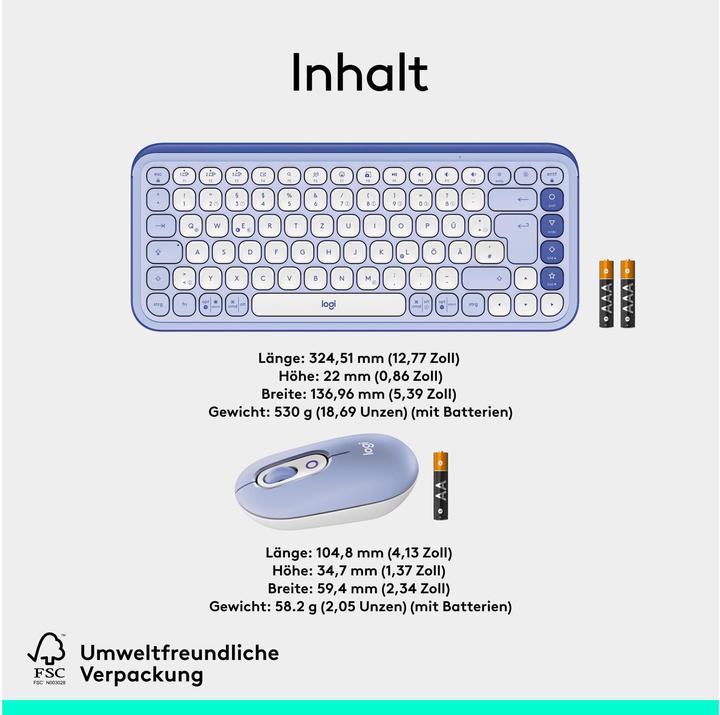 Image du produit Logitech POP Icon Combo (CH, Sans fil)