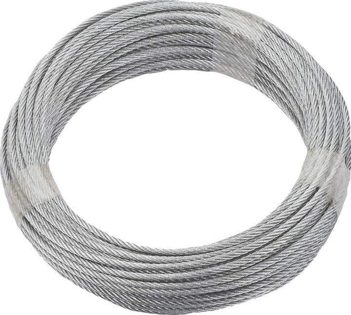 Dörner + Helmer Ruck-Zuck stainless steel rope ø 4 mm length 20 m suitable for holding purposes EN12385