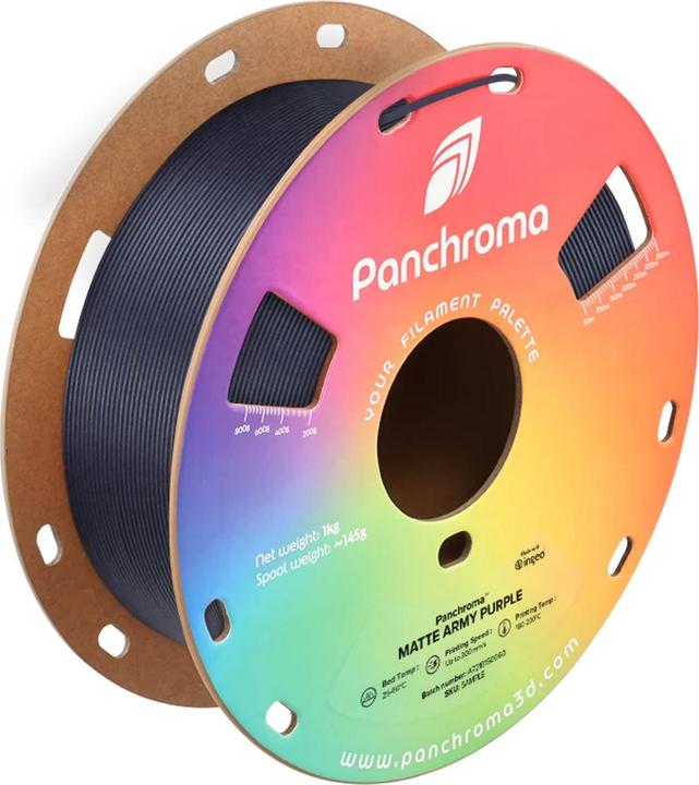 Actual product image Polymaker Panchroma™ PLA Matte Army (PLA, 1.75 mm, 1000 g, Green)