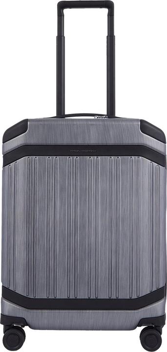 Actual product image Piquadro PQ Light Premium Ultra Slim Spinner 55 Grey / Black (38 l)