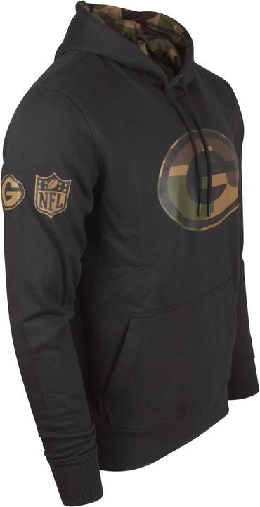 Produktbild New Era Fleece Hoody - NFL Green Bay Packers schwarz - XL (XL)