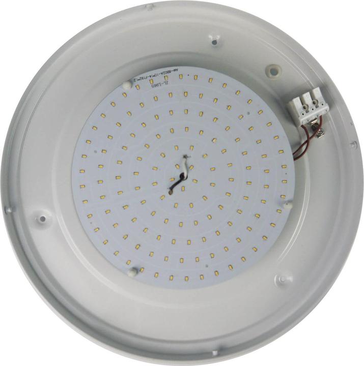 Produktbild Niermann Stand By Niermann LED 12W Deckenleuchte Alabaster-Glas, Nickel matt, 35cm, warmweiss, Made in Germany