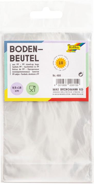 Produktbild Folia Bodenbeutel TRANSPARENT
