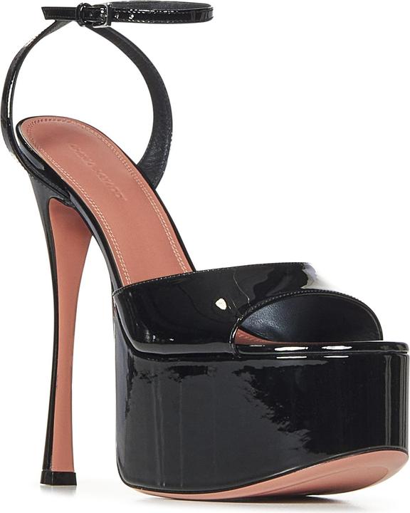 Actual product image Amina Muaddi Sandals Black (41)