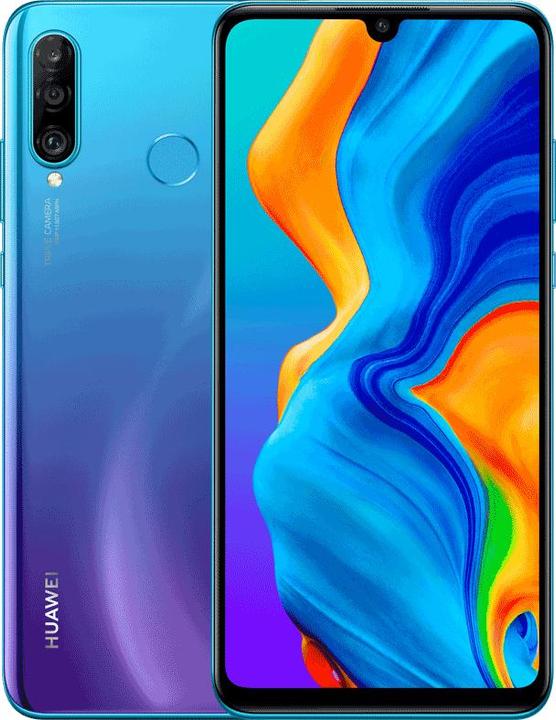 Produktbild Huawei P30 Lite (4GB) (128 GB, Peacock blue, 6.15", Hybrid Dual SIM, 48 Mpx, 4G)