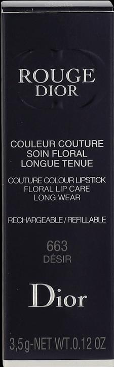 Image du produit Dior Rouge Satin No 663 (663 Désir)