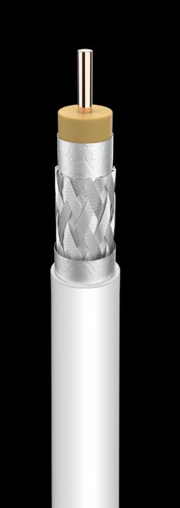 Actual product image Televes SK125/250plus coax cable A+3 way shielded 125dB 250m coil 413502 (125 dB, Antenna cable)