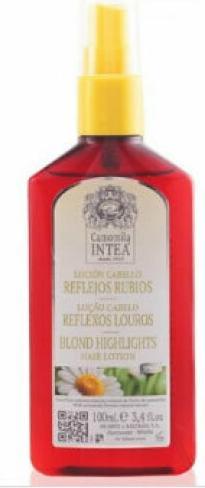 Actual product image Inteacosmetics CAMOMILA loción cabello reflejos rubios 100 ml (100 ml, Liquid shampoo)