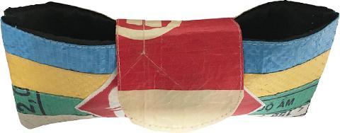 Immagine prodotto Bekos Upcycling - Custodia per occhiali da borse riciclate Patchwork Elephant