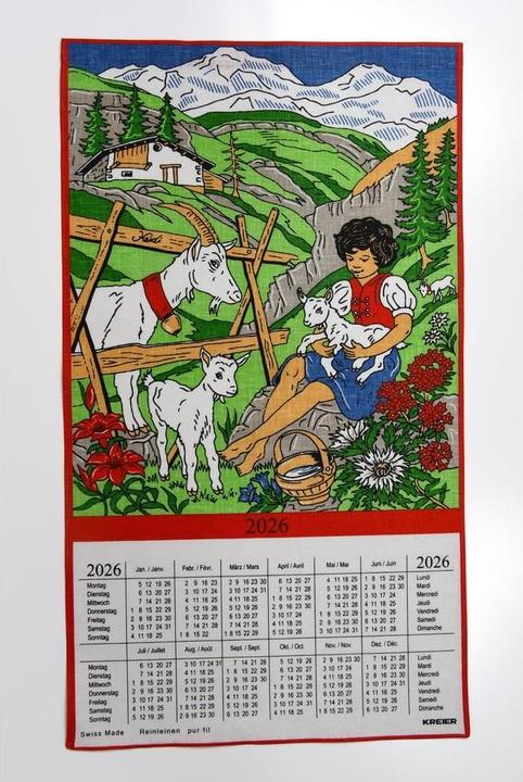 Produktbild Doerig Heidi Reinleinen 2026 19.2685 1J/1S ML 40x70cm (40 x 70 cm)