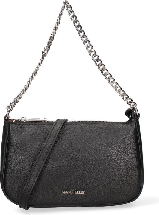 Immagine prodotto Marc Ellis **Damen Schultertasche Made In Italy - Celeste Elite - 100% Leder** - 26.0 X 15.0 X 7.0 Cm