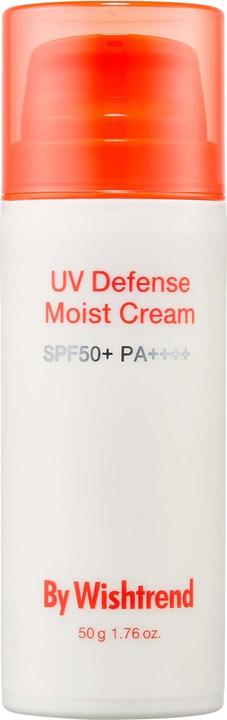 Actual product image Wishtrend By Uv Defense Moist Cream Spf50+ Pa++++ - 50g (Suntan cream, SPF 50+, 50 g)