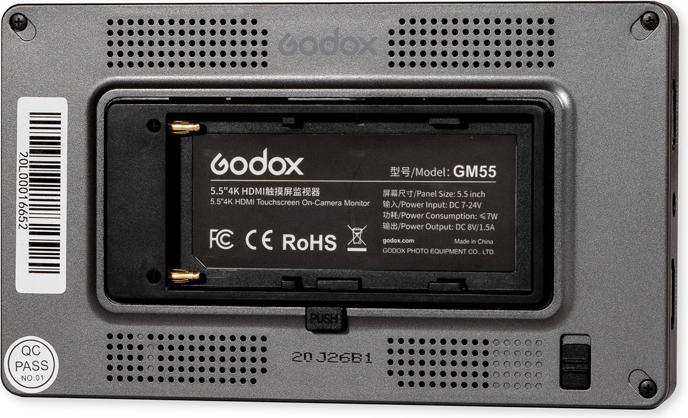 Actual product image Godox 5,5 HDMI Touchscreen On-camera Monitor 4K (5.50", Full HD)