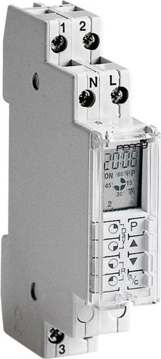 Wallair 1IO1070 Zeitschaltuhr digital 3500W IP40 Gangreserve, Sommer-/Winterzeitumstellung (automat