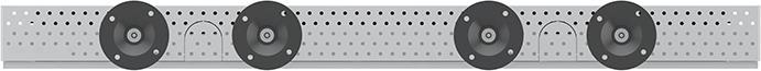 Actual product image Multibrackets M Pro Series Enclosure 75" Wire Medium White
