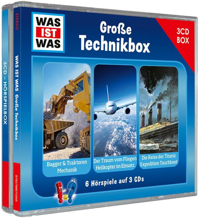 Tessloff WAS IST WAS 3-CD Hörspielbox. Grosse Technikbox (Tessloff Verlag Ragnar Tessloff GmbH & Co.KG, Deutsch)