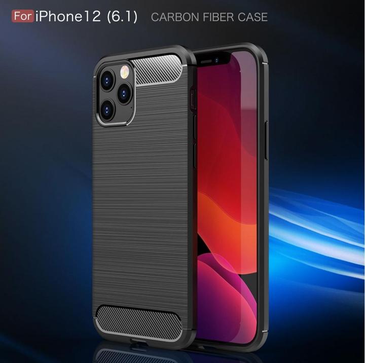 Produktbild Screenguard Carbon Brushed Case (Apple iPhone 12)