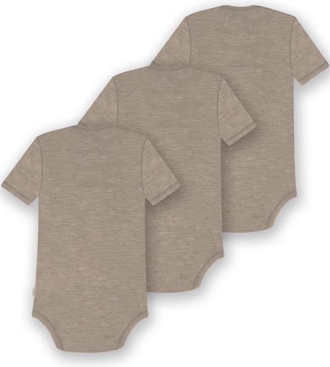 Immagine prodotto Normani Set di 3 body baby in merino a maniche corte "Tauranga" - 9291 (86)