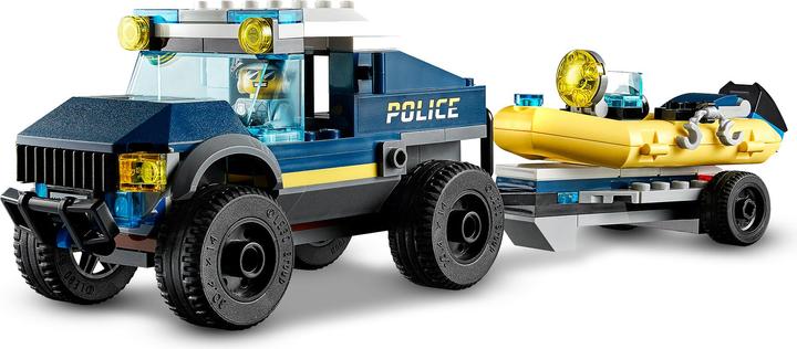 Actual product image LEGO City Transport of the Police Boat (60272, LEGO City)