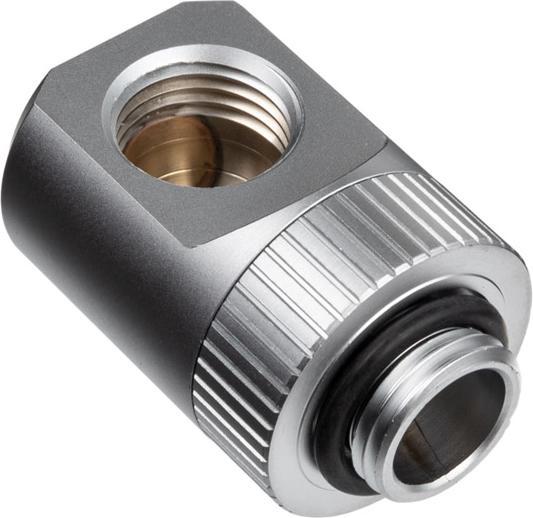 Produktbild EKWB EK-Quantum Torque Winkel 90 Grad G1/4 Zoll AG auf G1/4 Zoll IG - drehbar, Satin Tita