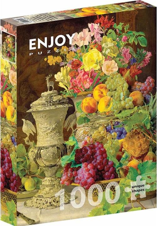 Produktbild Enjoy Puzzle ENJOY-1218 - Ferdinand Georg Waldmüller: Stillleben mit Früchten, Puzzle, 1000 Teile (1000 Teile)