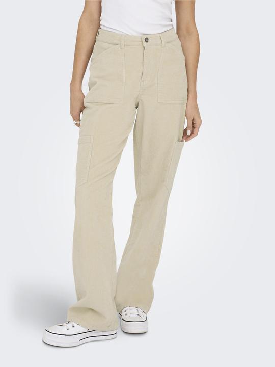 Produktbild Only Gerade geschnitten Hohe Taille Hose Cargo-Hose (34)