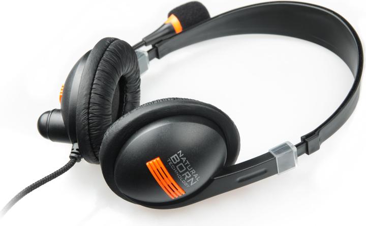 Actual product image Genesis NATEC NSL-0294 Natec Drone Headphones + Microphone, 2 x Mini Jack 3.5mm (Cable)