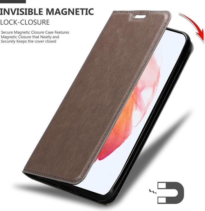 Immagine prodotto Cadorabo Copertina magnetica invisibile del libro (Samsung Galaxy S21+)