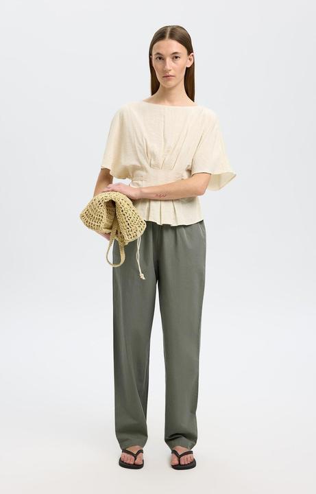 Actual product image Selected Femme Baumwoll High Waist Hose (40)