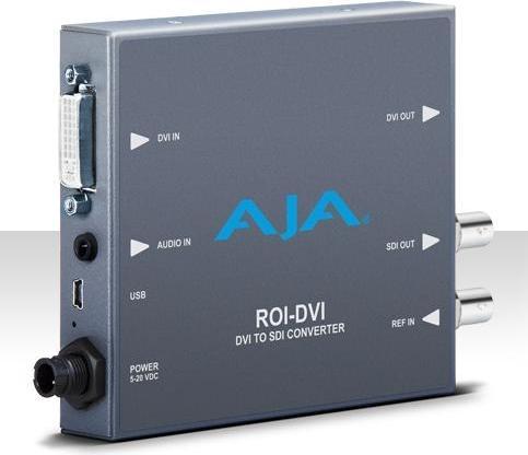 Actual product image AJA ROI-DVI DVI to 3G-SDI/HD-SDI/SDI video and audio converter / scaler (Adapter)