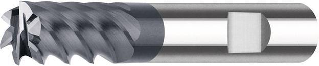 Immagine prodotto Fortis Fresa a gambo lungo in metallo duro integrale AlTiN+ Z6 a 45° HB 20,0mm