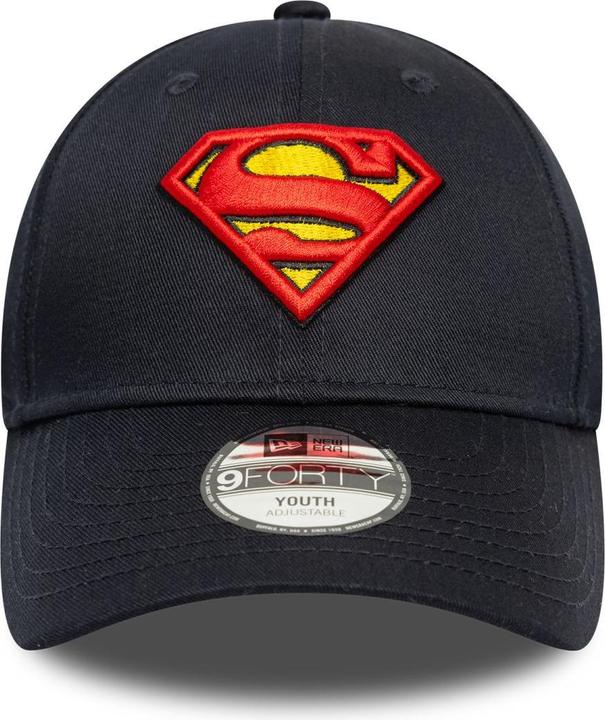 Produktbild New Era 9Forty Strapback Kinder Cap - SUPERMAN Visor - Child (52, 54, 56)