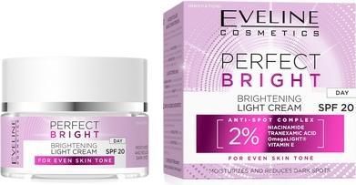 Actual product image NoName Eveline Perfect Bright Brightening Light Day Cream Spf20 50ml (50 ml, Day cream, SPF 20)
