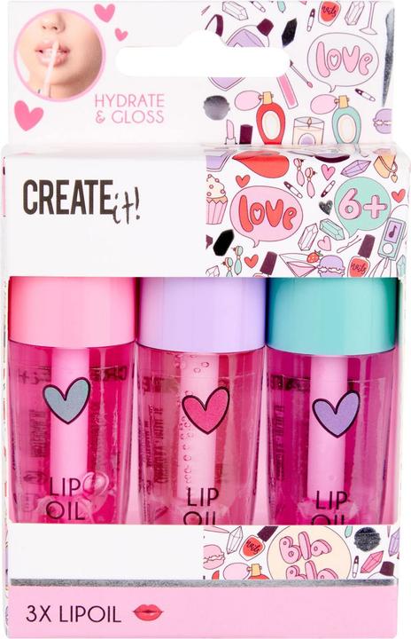 Actual product image Canenco Create it! - Set of 3 lip oils