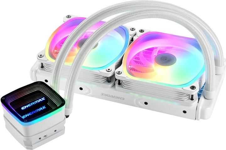 Produktbild Enermax AQUAFUSION ADV ARGB Snow White 240 AIO CPU Wasserkuehlung Intel LGA1700 AM5 Ready,250W+ TDP