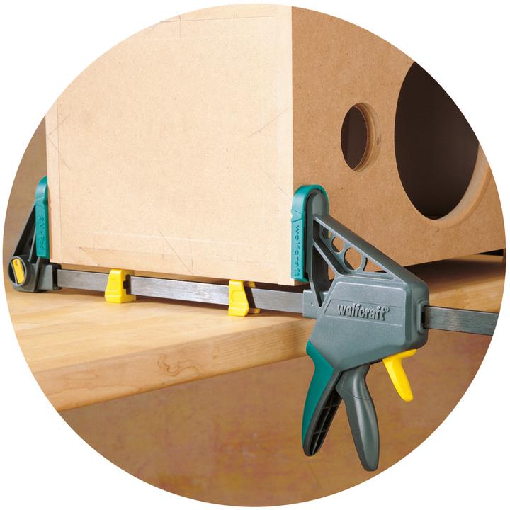 Actual product image wolfcraft wolfcraft 1 EHZ - Einhandzwinge PRO 100/450mm (450 mm)