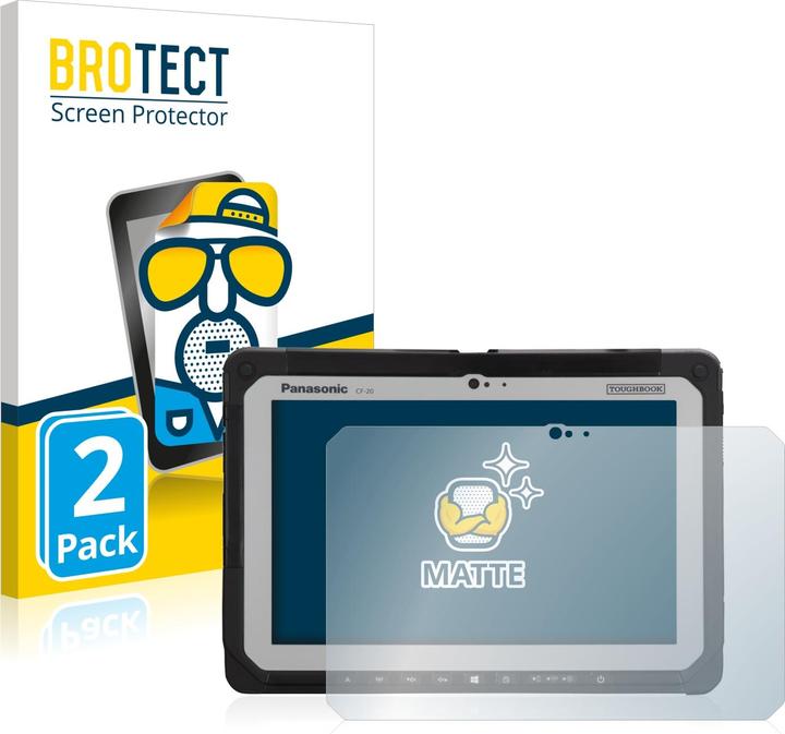 Actual product image BROTECT Anti-glare screen protector matt (2 Piece, Toughbook CF-20)