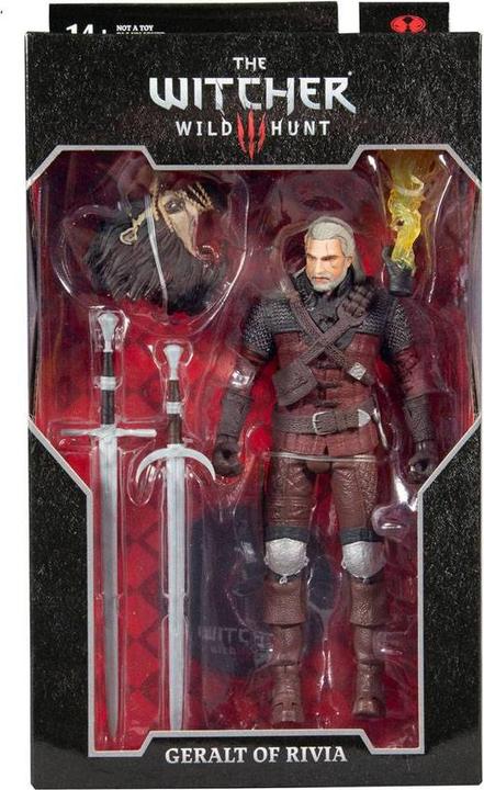 Actual product image McFarlane Action Figure The Witcher 3 : Geralt (Wolf Armor) 18 cm