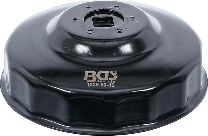 Image du produit BGS Clé à filtres cloches 15 pans Ø 93 mm pour Honda, Mazda, Mitsubishi, Nissan, Volvo