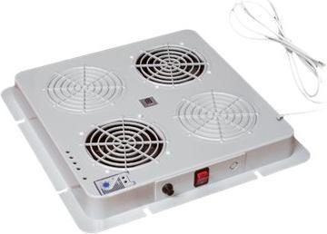 Immagine prodotto EFB Elektronik Ventilatore da tetto a 2 pieghe per PRO, apertura A, incluso termostato, RAL9005, unità ventilatore