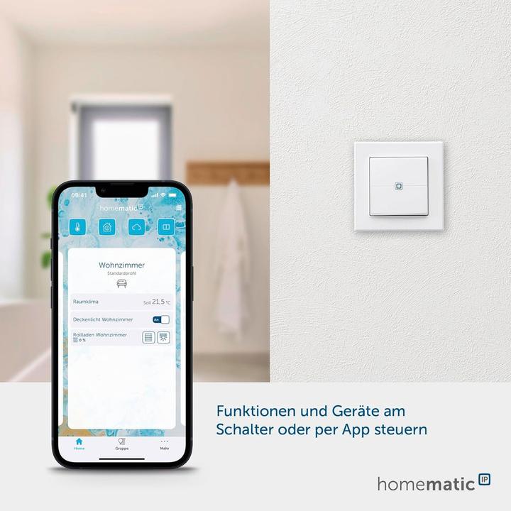 Produktbild Homematic IP Wandtaster,2-fach