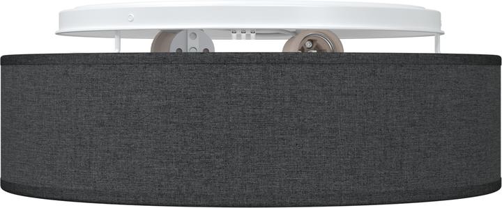 Actual product image VidaXL Deckenlichter Flush Mount Schwarz Ø 38 cm Stoff E27 (E27)