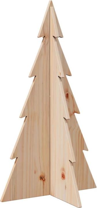 Image du produit VidaXL Arbre de Noël en bois Sapin de décoration Arbre en bois 80cm Pin massif