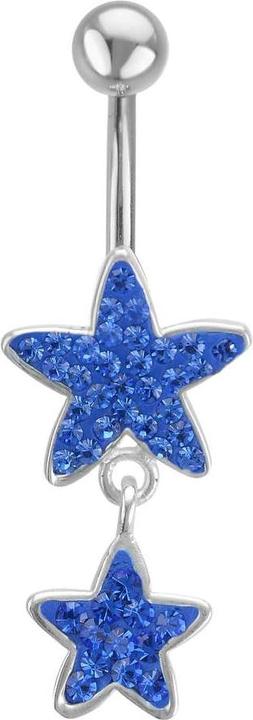 Bijouteria Bauchpiercing (Chirurgenstahl 316L, Kristall)