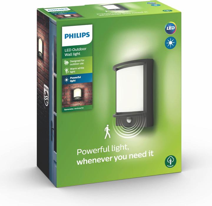 Image du produit Philips Applique murale Samondra IR LED (1200 lm, IP44)