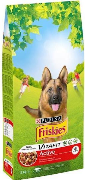 Produktbild Purina ONE Friskies Active Dog Beef 3kg (Adult, 3000 g)