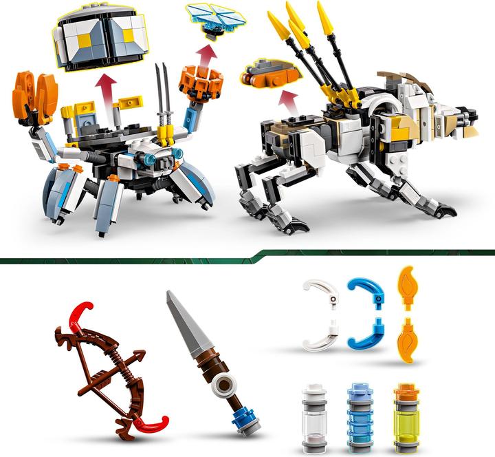 Actual product image LEGO Horizon Aloy And Varl vs Shell-Walker (77037, LEGO Horizon)