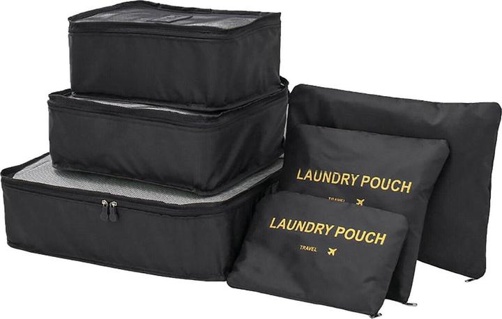 JTI Reisetaschen - verschiedene Grössen - 6 Stück - grau (Tasche)
