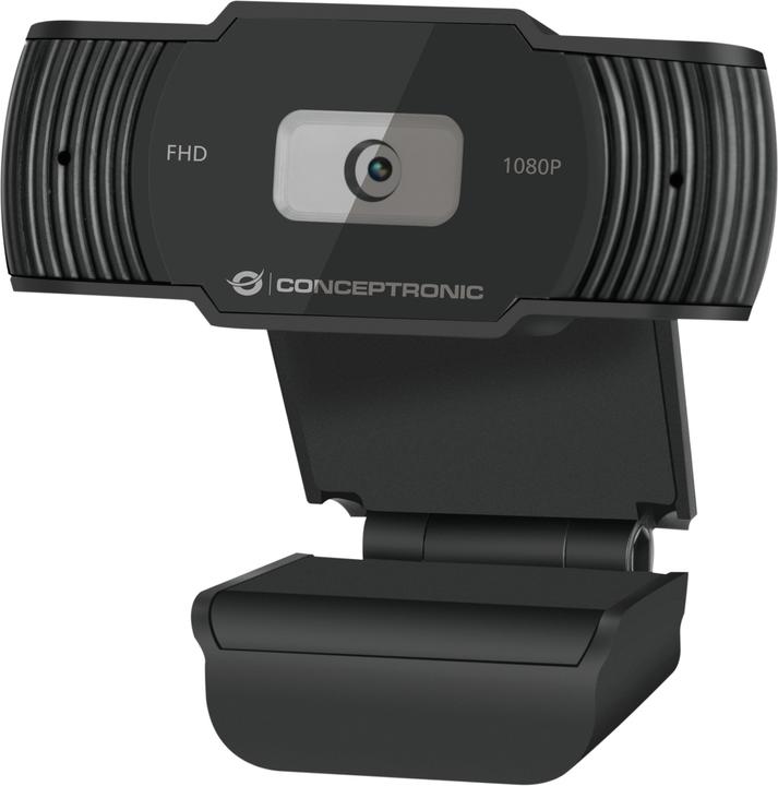 Conceptronic Webcam AMDIS 1080P Webcam+Microphone sw (2 Mpx)