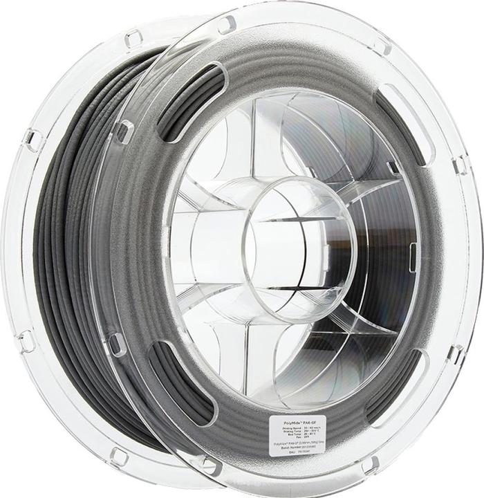 Image du produit Polymaker PolyMide PA6-GF Gris 2.85mm 500g (PA-GF, 2.85 mm, 500 g, Gris)